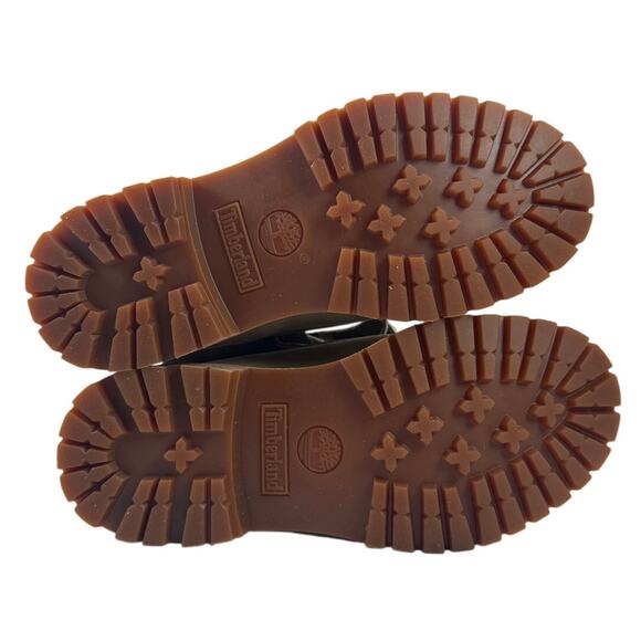 Timberland Roll Top Boots Womens 7 M Light Brown Nubuck Warm Lined Fleece WP - Picture 11 of 13